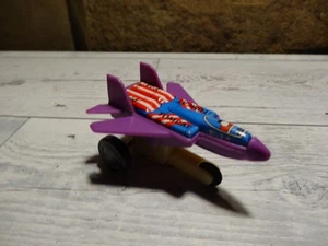 F-14 Tomcat Military Aircraft Jet Airplane Friction Toys (1) Purple - Picture 1 of 5