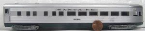 Athearn Streamline modello RR scala HO Santa Fe 3246 treno passeggeri piombo vagone VRK - Foto 1 di 5