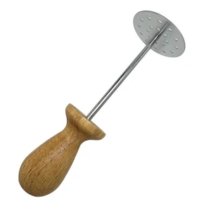 Potato Masher, Stainless Steel Heavy Duty Metal Potato Ricer, Food Masher Ute... - Picture 1 of 7
