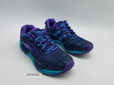 Brooks Cascadia 12 Women's Size 8 B (Medium) Trail Running Shoes Navy Purple - Image 1 of 4