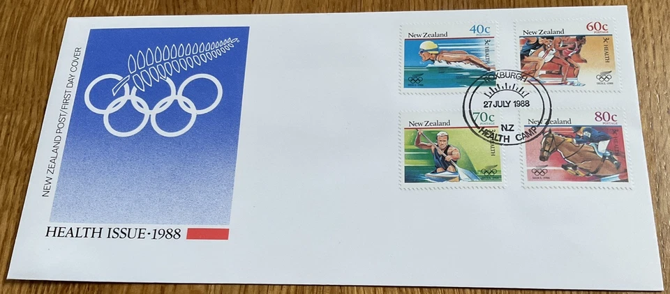 New Zealand 1988 Seoul Olympics First Day Cover - Image 1 of 1