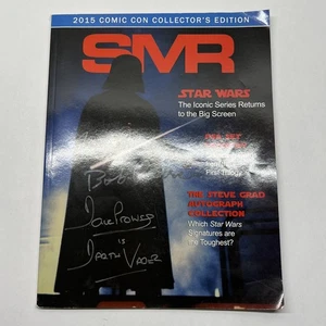 James Earl Jones Original Autograph Comic Con 2015 Magazine SMR Darth Vader - Picture 1 of 7