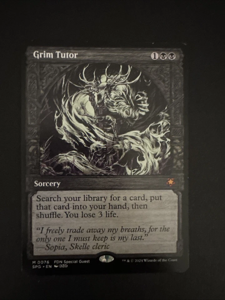 Grim Tutor (Showcase) Special Guests Regular MTG Near Mint - Image 1 of 1