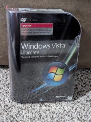 MS Windows Vista Ultimate Upgrade 32 & 64 Bit Genuine Retail Version 2-Discs-B1A - Image 1 of 4