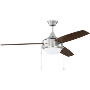 Craftmade PHA52BNK3 Phaze 3 Indoor Ceiling Fan Brushed Polished Nickel - Picture 1 of 3