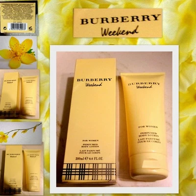 Парфюмированный лосьон для тела женский Burberry Weekend 6,6 унции/200 мл/СОВЕРШЕННО НОВЫЙ — В КОРОБКЕ - Изображение 1 из 4