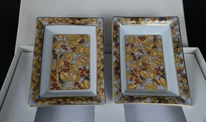 PATEK PHILIPPE 2002 PAIR OF LIMOGES VIDE POCHE PORCELAIN (NEW & 100% ORIGINAL) - Picture 1 of 12