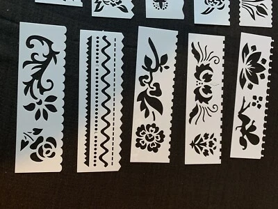 Plantillas florales/de diseño alfabeto/letras Foto 1 de 3