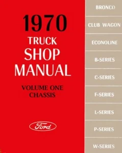 1970 Ford Truck Bronco Econoline Shop Service Repair Manual Engine Drivetrain - Picture 1 of 7