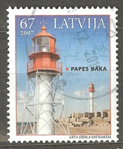 Latvia: single used stamp, Lighthouses of Latvia, 2007, Mi#699 - Picture 1 of 1