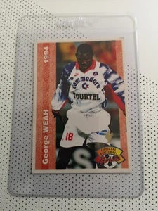 George Weah PSG Panini Official Football Cards 1994 #207 - Picture 1 of 4