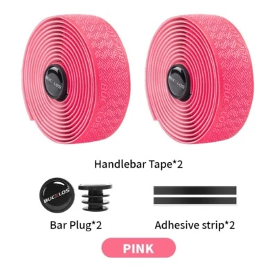 2Pcs Bicycle Handlebar Drop Bar Tape/Wrap Non-Slip PU+EVA Road Bike Tape Straps - Image 1 of 4