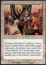 Oath of Lieges ~ Near Mint Exodus MTG Magic UltimateMTG White Card