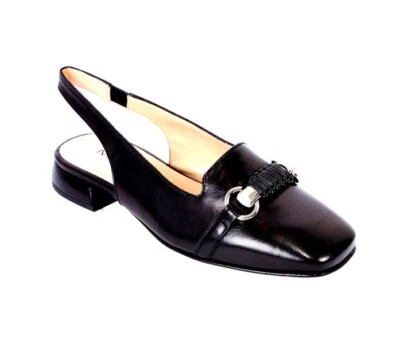 Sandalias con cordones MOT-CLe 2634 de cuero negro 41 / EE. UU. 11 Foto 1 de 4