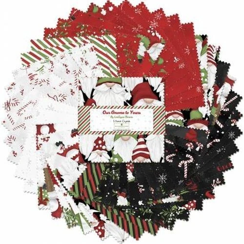 Impresiones Our Gnome To Yours By Wilmington - Paquete de cristales/dijes de 5 quilates Foto 1 de 1