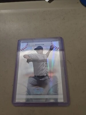 2008 LUIS LEROY CRUZ DONRUSS THREADS  SILVER PROOF CARD. HOUSTON ASTROS. 025/100 - Image 1 of 2