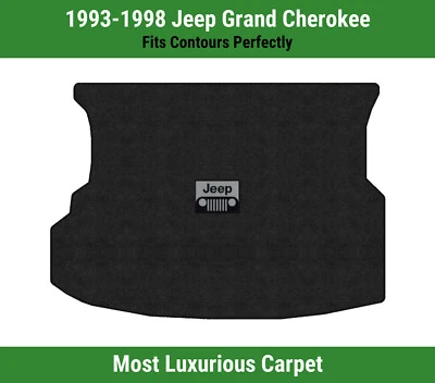 Lloyd Luxe Cargo Carpet Mat for 1993-1998 Jeep Grand Cherokee w/Jeep Grill Logo - Image 1 of 4