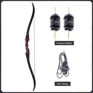 20-50lbs ILF Take Down Recurve Bow 15" Wood Laminated Bow Riser Gift Shock Absor - Picture 1 of 26