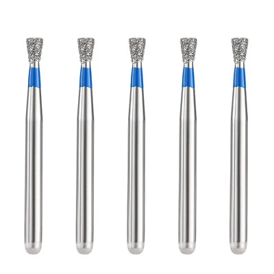 JMU Dental Diamond Burs FG 805-016M Medium Grit Inverted Cone - Image 1 of 4
