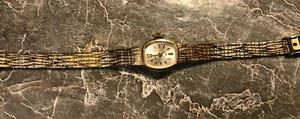 Vintage Hamilton 14k Gold Electroplated Damenuhr 10k RGP Band funktioniert zum Aufziehen C21 - Bild 1 von 5