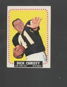 1964 Topps Football Card #111 Dick Christy-New York Jets Ex Card - Picture 1 of 1