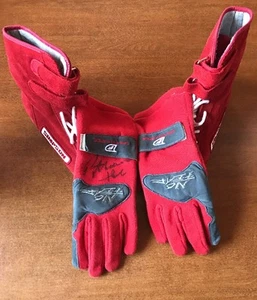Rick Mears SIGNED RACING GLOVE WITH OTHER GLOVE AND SIMPSON SHOES JSA COA - Picture 1 of 7