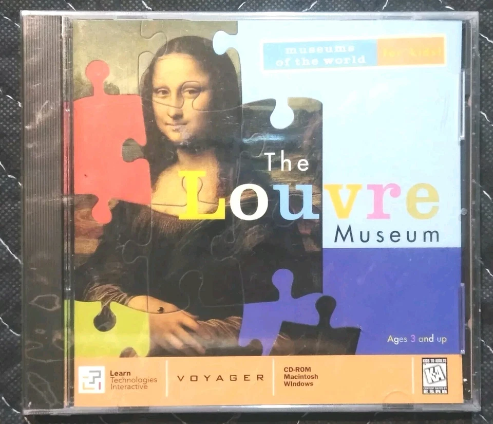 Museo del Louvre Museos del Mundo para niños de 3 años en adelante (CD-ROM) MAC/WIN95 Foto 1 de 4