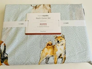 H R Dog Days Queen Quilt Cover Set BNIP RRP $149.99 - Picture 1 of 4