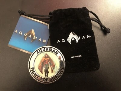 Aquaman/Black Manta Loot Crate Exclusive - Coin & Bag - Brand New with tags 2" - Изображение 1 из 2