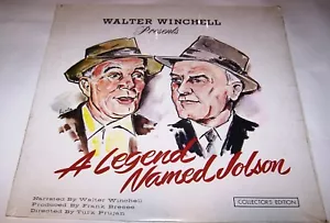 Walter Winchell A Legend Named Jolson , Al Vinyl LP 33 Factory Sealed - Picture 1 of 2