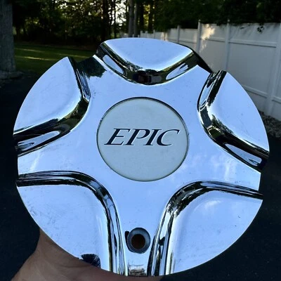 Tapacubos tapa central llanta rueda ruedas EPIC CROMO 10905 sin grietas Foto 1 de 4