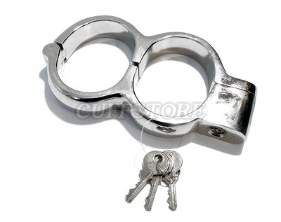 10" High Security Irish 8 Leg Irons Legirons Adult Restraint Shackle - CuffStore - Image 1 of 4