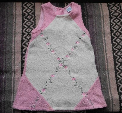 Girl's Sleeveless Pink/White Dress[size 4] - Image 1 of 3