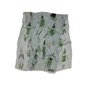 Moschino Cheap and Chic Scarf Larioseta Como Silk Made in Italy 65 x 175 cm - Picture 1 of 7