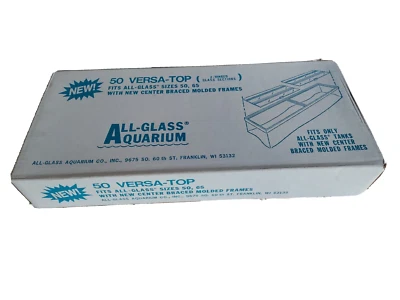 Aquário All-Glass 50 Versa Top - 2 seções de vidro articulado - Imagem 1 de 4
