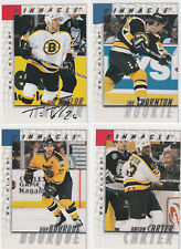 1997-98 Pinnacle Be a Player, Boston Bruins 13 card lot Thornton, Bourque