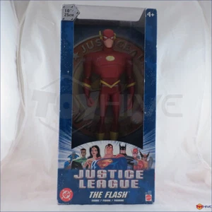Justice League - The Flash 10 inch vinyl figure DC JLU sealed blue box - worn - Picture 1 of 3