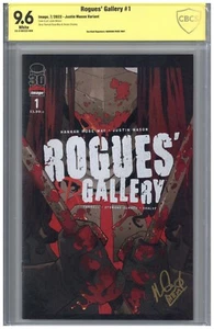 Rogues Gallery #1 CBCS 9.6 SS Justin Mason Variant Cover Signed Hannah Rose May - Bild 1 von 2