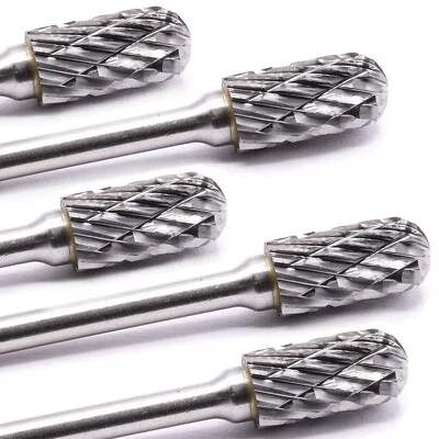 5x VHM Fräskopf 6 , 3 mm Fräser Gravur für Dremel Proxxon Zubehör Multiwerkzeug - Bild 1 von 4