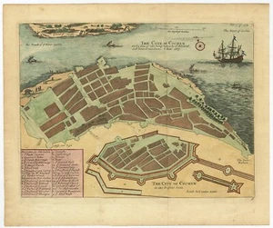 Plano antiguo de Cochin de Baldeo (1744) - Imagen 1 de 1