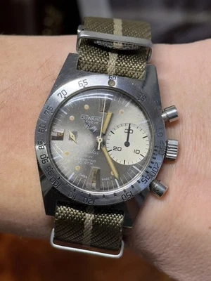 Raro Aquastar Deepstar Valjoux 23 Vintage 1960 Foto 1 de 4