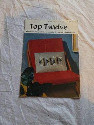Top Twelve- Embroidery Designs. Anchor Embroidery # 754 - Image 1 of 4
