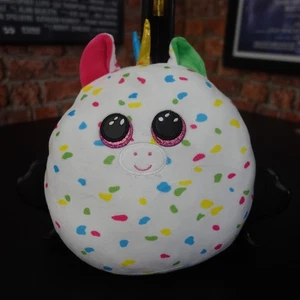 Ty Beanie Ballz plush – Harmonie unicorn – multicoloured spots – 2021 - Picture 1 of 7