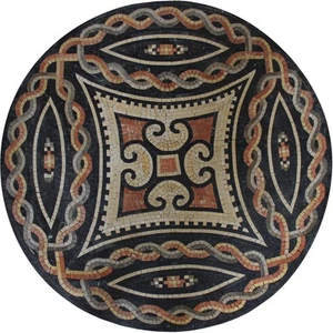 Keltische Pfeile Seile Motiv Schild Marmor Mosaik - Bild 1 von 1