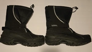 Botas de invierno TOTES Tidal negras para hombre talla 10 forros extraíbles ¡Excelente estado! - Imagen 1 de 8
