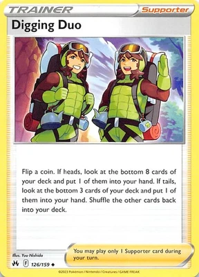 Digging Duo 126/159 Crown Zenith Pokemon 008235 - Image 1 of 2