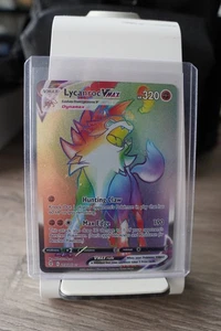 Lycanroc VMAX 213/203 Evolving Skies Secret Rainbow Rare Pokemon - CDA - Picture 1 of 2