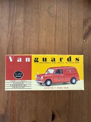 Vanguards Corgi 1:43 Austin 7 Mini Van Royal Mail VA14001 - Image 1 of 4