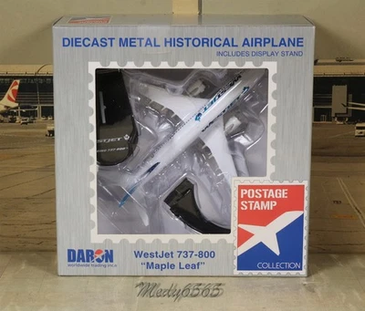 Postage Stamp WestJet "Maple Leaf" B737-800W Scale 1/300 - Image 1 of 4