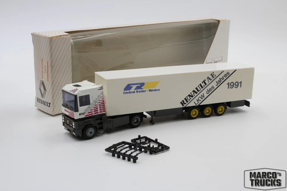 AWM Renault AE 520 Box semitrailer „TRUCK des Jahres 1991 CTR“ 1:87 /AW2716 - Image 1 of 1
